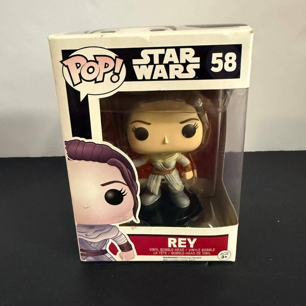 Funko Pop Star Wars Rey 58 The Force Awakens Vinyl Bobble Head Figure
